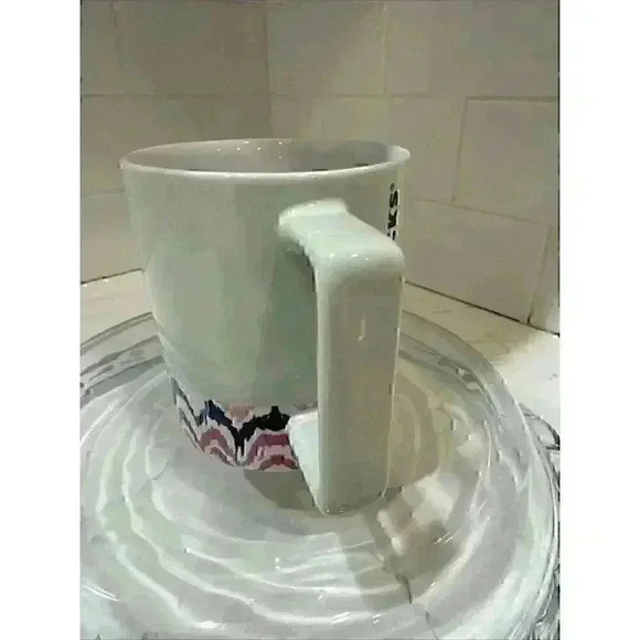 Starbucks 2017 Valentine Collection 12oz Ceramic Coffee Mug Hint of Mint - Picture 7 of 11